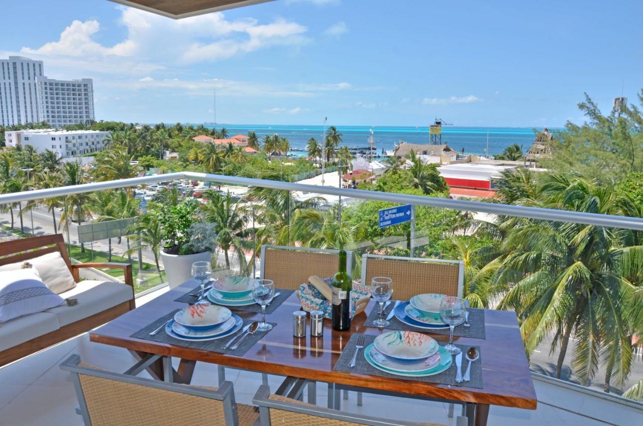 Takh Sea View Apartment Cancún Buitenkant foto